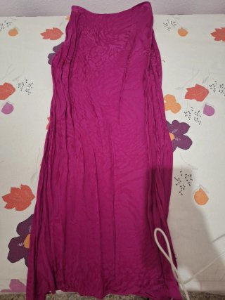 Falda Zara Rosa