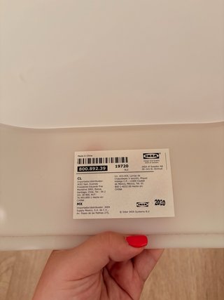 Mueble IKEA TROFAST blanco con 9 cajas