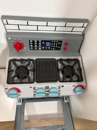 Nevera, horno y comiditas juguete infantil
