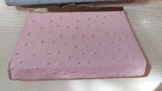 Borsellini pochette rosa azzurro vintage.