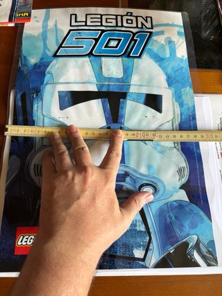 Póster Lego Star Wars Legión 501 plastificado