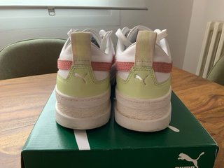 Zapatillas Puma Mujer Mayze Plataforma Rosa- verde