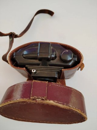 Cámara antigua Capta con funda
