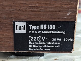 Dual 1224 tocadiscos + Amplificador Vintage