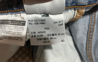 Shorts Levis 501 Vaqueros originales