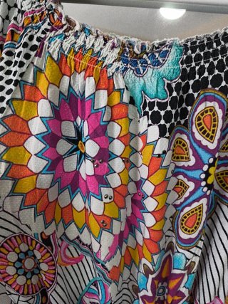 Vestido Desigual Multicolor Talla L