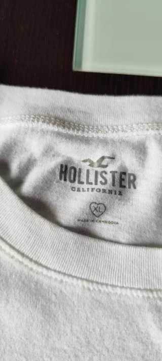 Camiseta Hollister Blanca