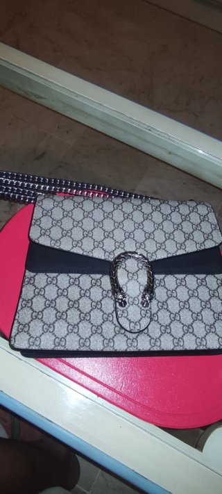 Borsa Gucci Beige e Nero Originale Vintage