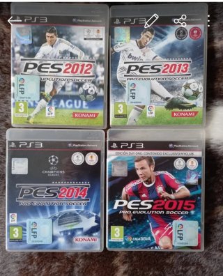 Colección Juegos PS3 Pro Evolution Soccer 15€.