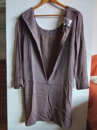 Vestido manga larga "Lola Rodero". Elegante. Bueno