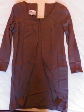 Vestido manga larga "Lola Rodero". Elegante. Bueno