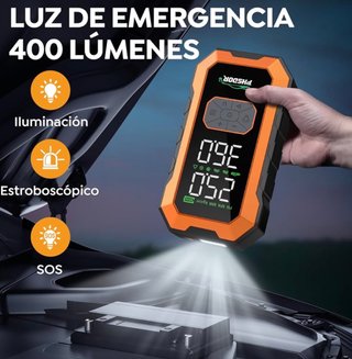 Arrancador Bateria Coche Compresor, precintado