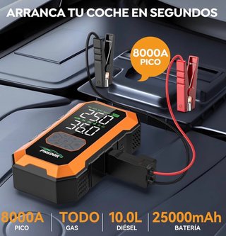 Arrancador Bateria Coche Compresor, precintado