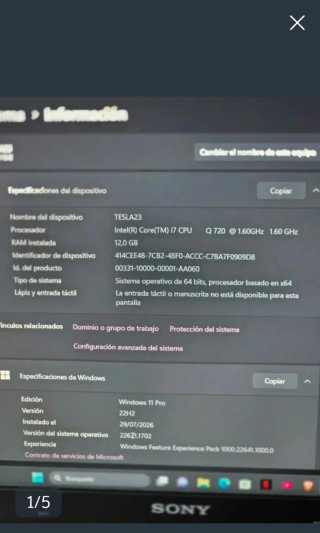 Sony Vaio 16,4 pulgadas FULL HD 1089 SSD 1 TB Wind