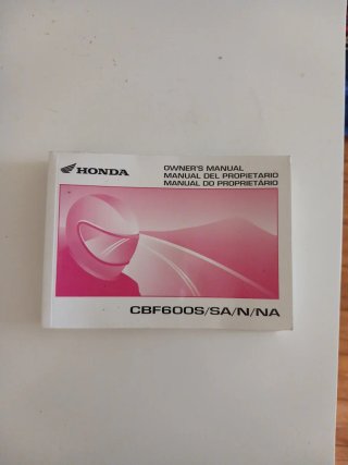Manual Honda CBF600S/SA/N/NA