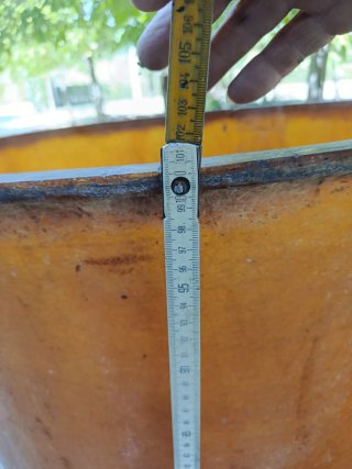 Tino per vino in vetroresina 450 litri