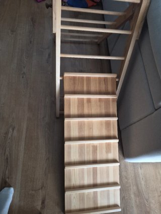 Triángulo de escalada con rampa reversible