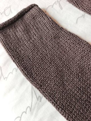 Jersey de punto marron