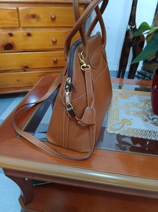 Bolso de piel auténtica