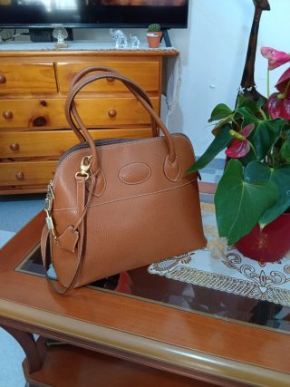 Bolso de piel auténtica