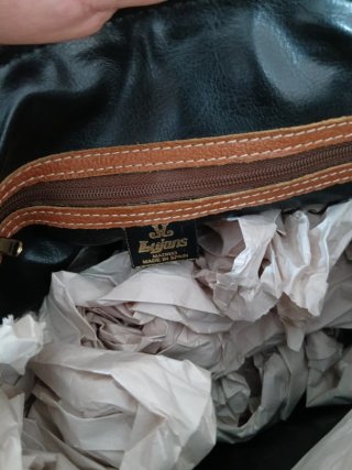 Bolso de piel auténtica