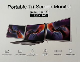 Pantalla Doble Portátil FOPO 14 1200P IPS