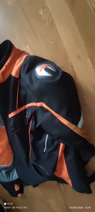 Chaqueta Moto KTM Talla XXL Negra/Naranja