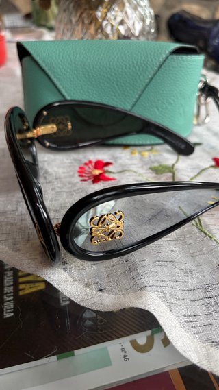 Gafas LOEWE pasta negra cristal espejo,LW40108101C