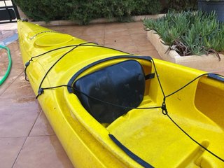 Piragua amarilla Carolina + accesorios