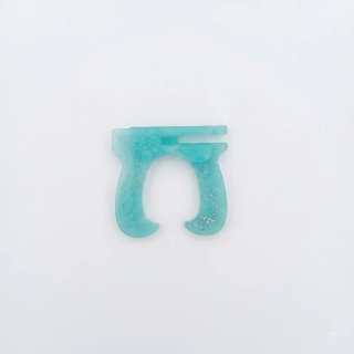Suporte de telemóvel em epoxy com glitter