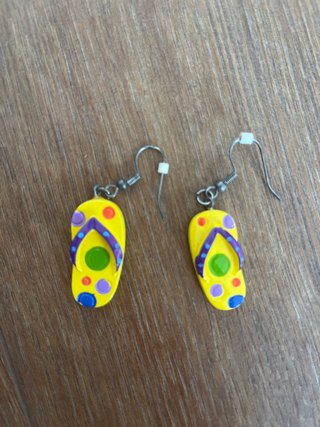 Pendientes sandalias verano multicolor