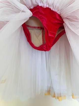 Costume Danza Velluto Rosso e Oro Sartoriale