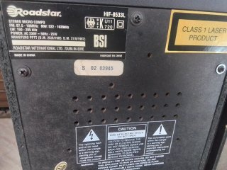 Mini cadena Roadstar HIF-8533