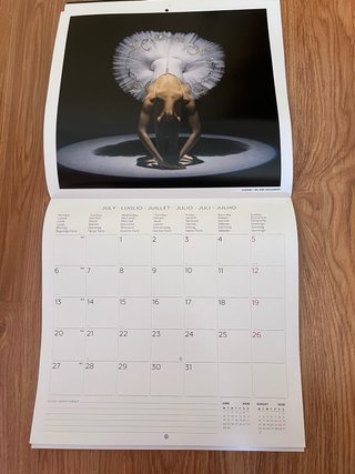 Calendario Ballet 2026