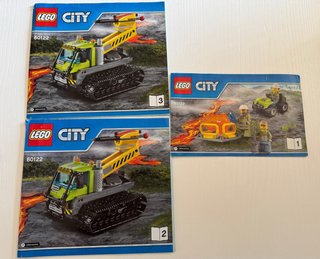 LEGO City 60122 Excavadora Volcánica