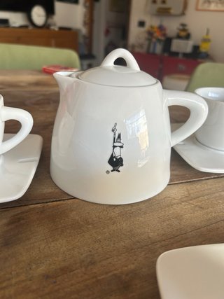 TEIERA BIALETTI TAZZE TE PORCELLANA RARE SET
