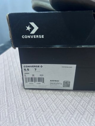 Zapatillas Converse Cuero Azul Talla 37