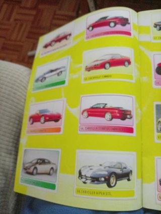 Álbum Cromos Coches Grandes Máquinas Completo