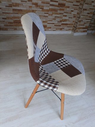 Silla Patchwork Diseño Moderno