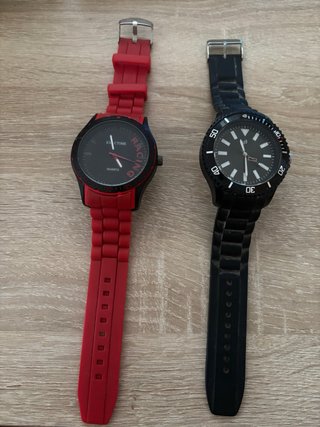 Exactime Relojes Negro y Rojo