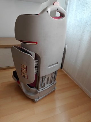 Silla de coche Hauck rosa y marrón