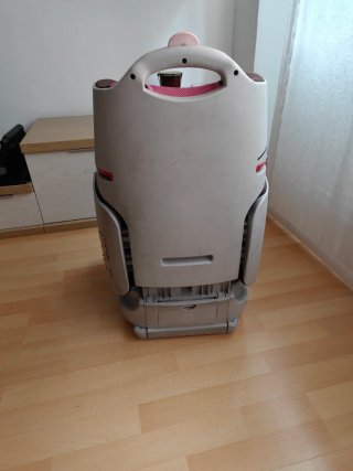 Silla de coche Hauck rosa y marrón