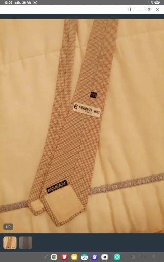 Corbata Cerruti 1881 Seda Beige
