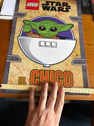 Póster Lego Star Wars El Chico Plastificado