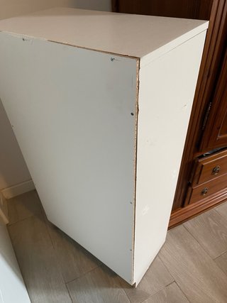 Zapatera blanca multi-compartimento