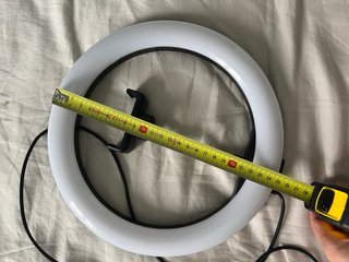 Aro de luz LED con soporte móvil