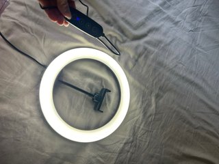 Aro de luz LED con soporte móvil