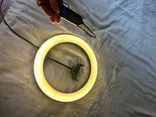 Aro de luz LED con soporte móvil