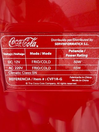Nevera Coca-Cola Vintage Expendedora. Funciona