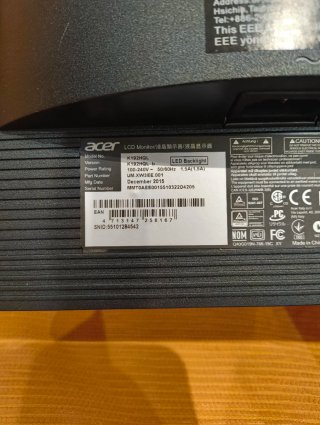 Monitor Acer VGA 18.5 pulgadas